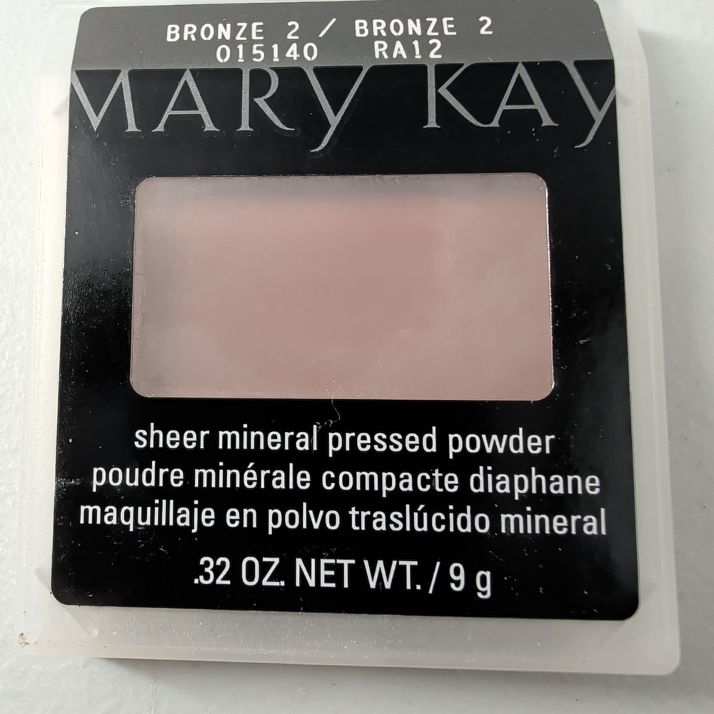 Mary Kay Sheer Mineral Pressed Powder Bronze 2 Refill 0.32 oz 9g 015140 RA12